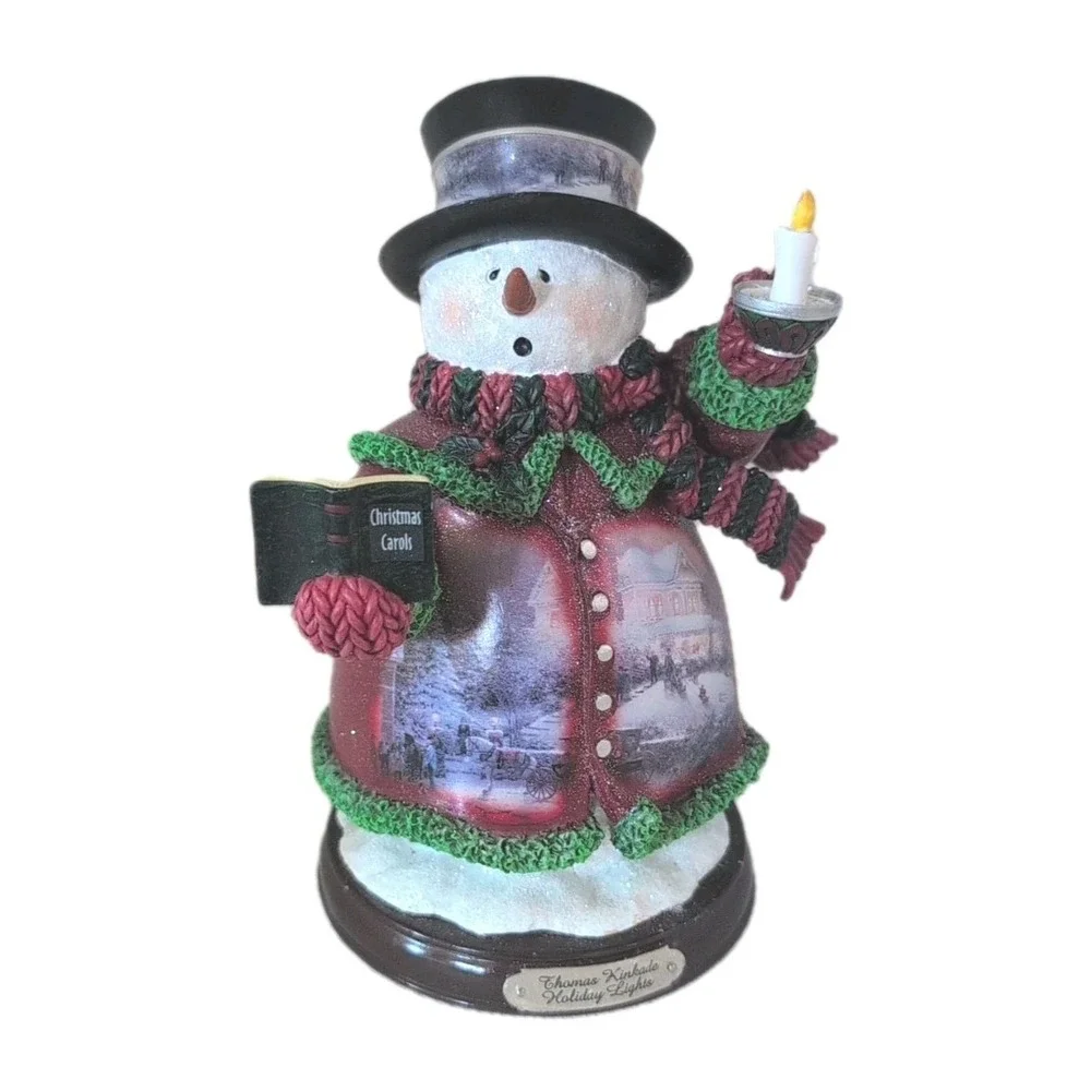Thomas Kincade Victorian Christmas II Snowman 2nd in Winter Wonderland Heirloom‎